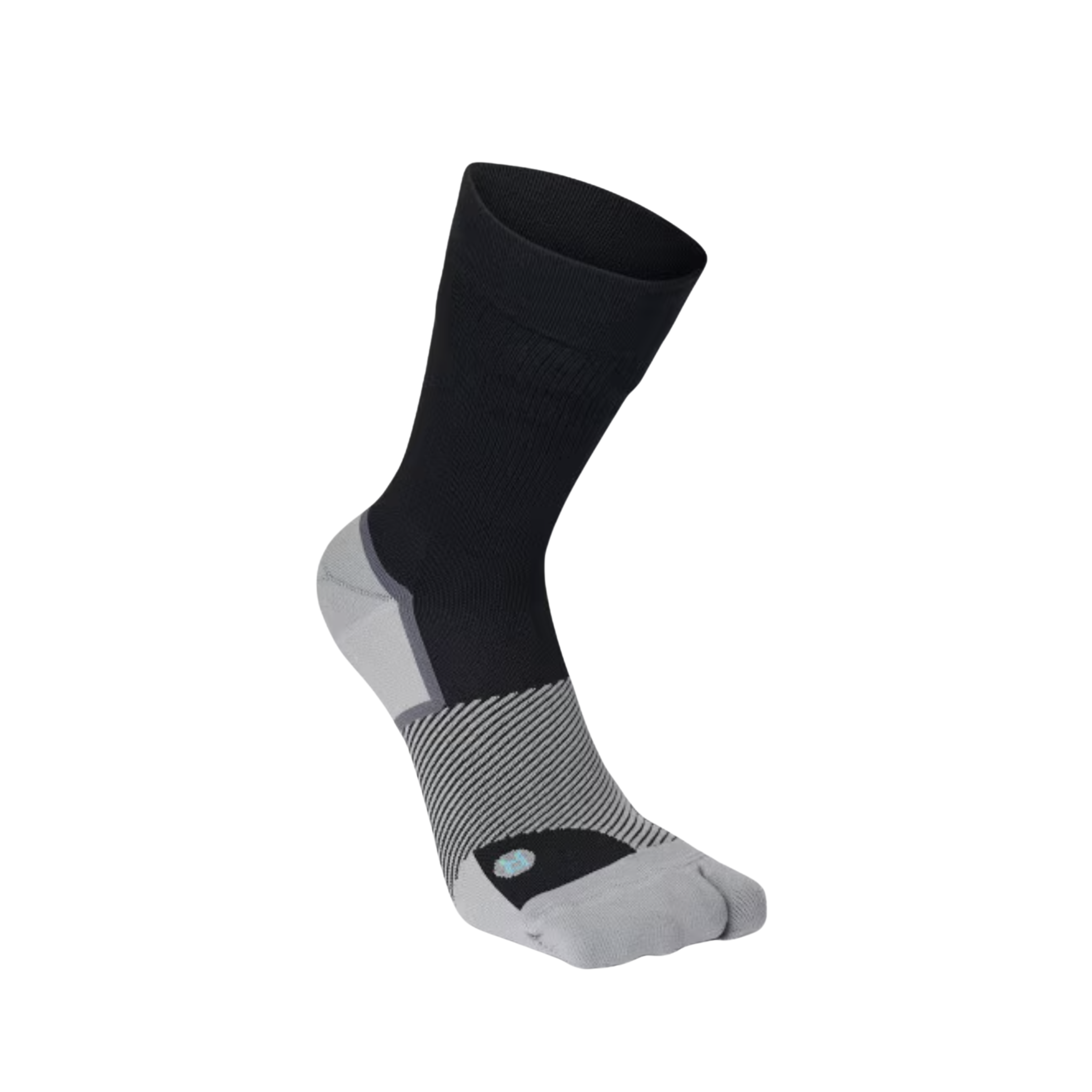 Unisex #107 Crew Length Bunion Socks - Black