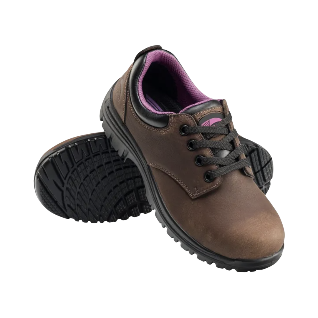 Women's Foreman Oxford (Composite Toe) - Brown (B Width)