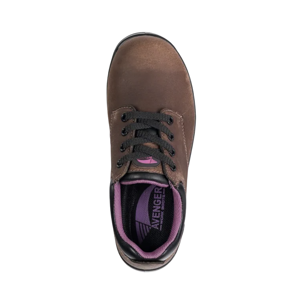 Women's Foreman Oxford (Composite Toe) - Brown (B Width)