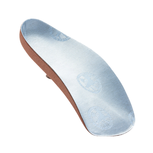 Birkenstock Blue Footbed Sport with Cotton in Blue featuring an anatomical cork footbed, slim low-profile design, soft cotton top cover, deep heel cup, and lightweight construction designed to provide exceptional support, cushioning, and stability in casual, athletic, and work shoes.