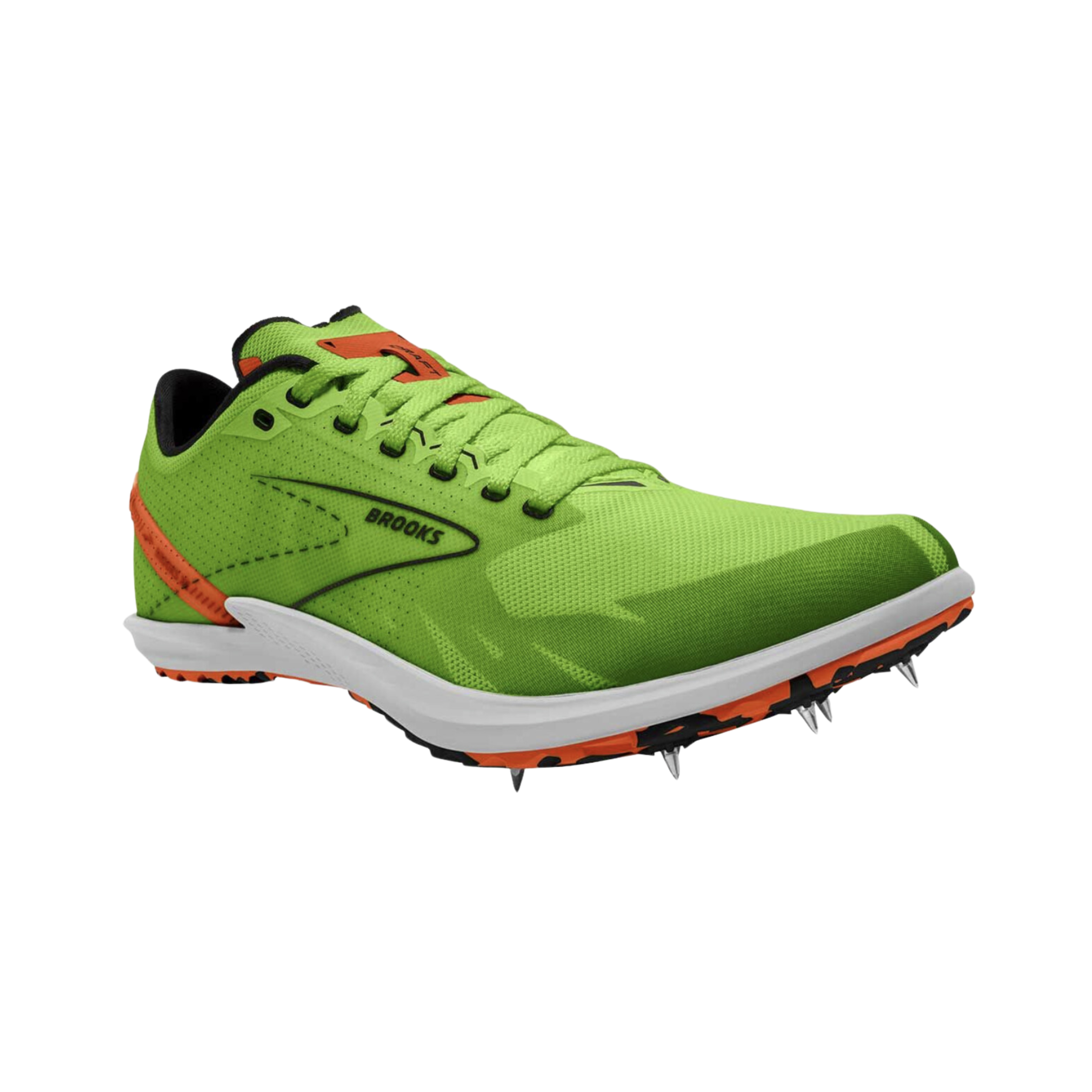 Men's Draft XC Spike - Green Gecko/Red Orange/White (D Width)
