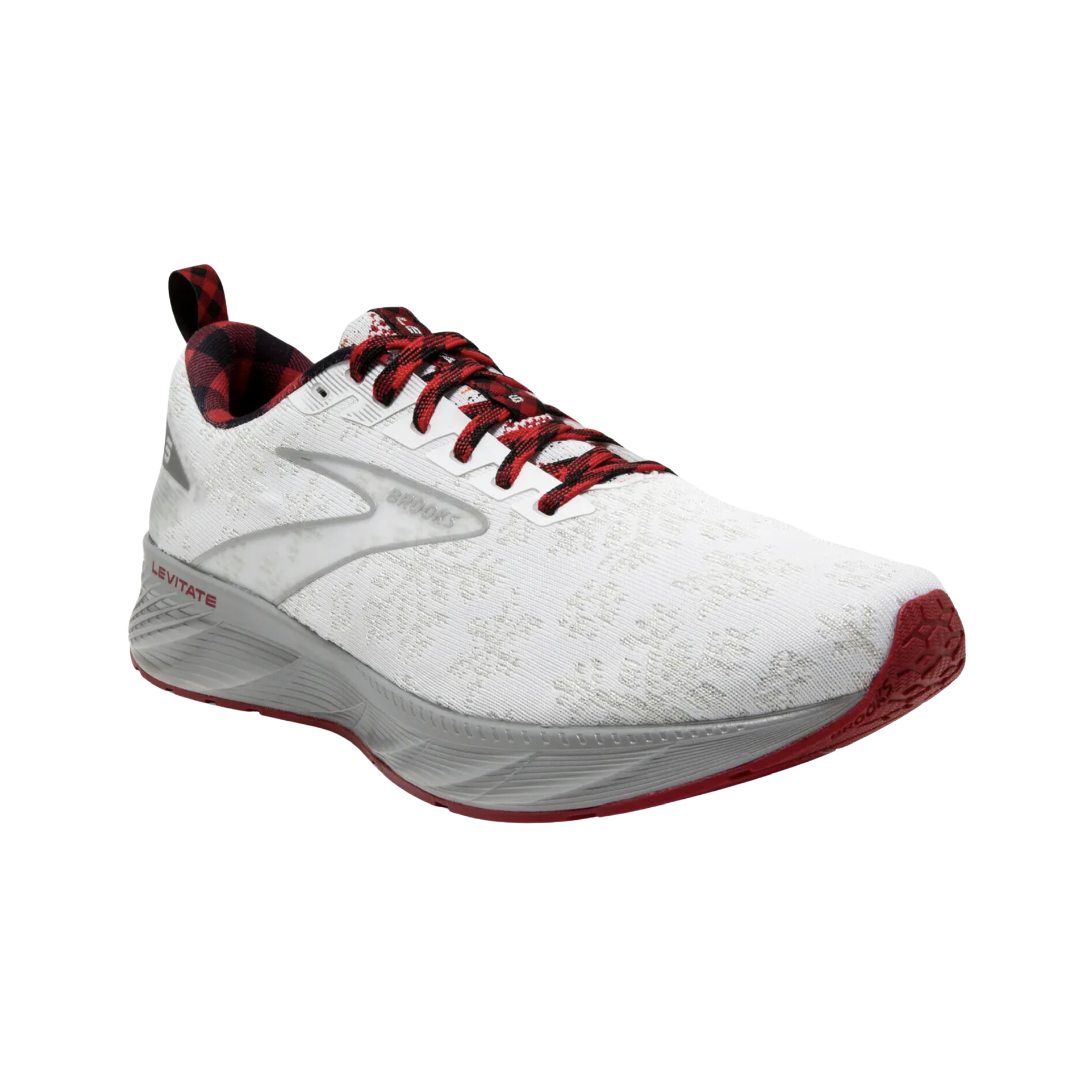 Men's Levitate 6 - White/Red/Silver (D Width)