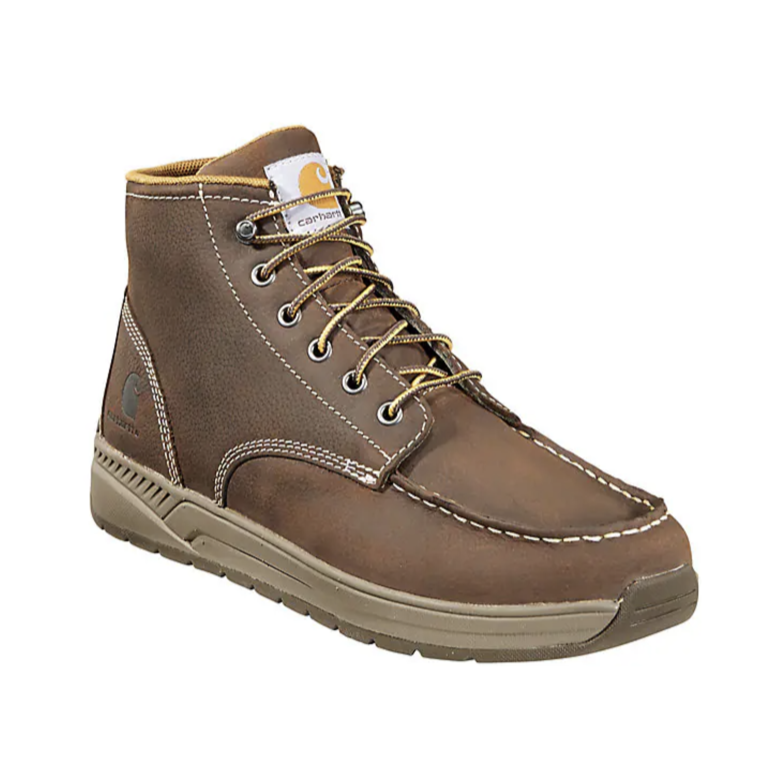 Men's Lightweight 4" Wedge Chukka (Plain Toe) Boot - Dark Brown (Regular Width)