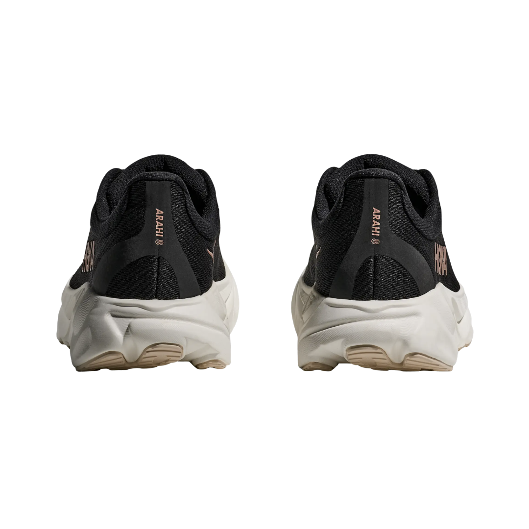 Women's Arahi 8 - Black/Rose Gold *Special Ordered*