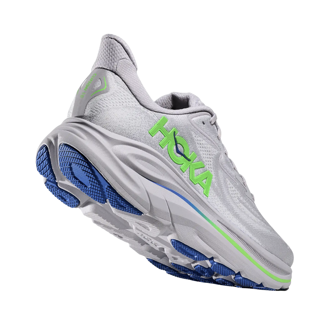 Men's Clifton 10 - Ash Grey/Neon Green *Special Ordered*