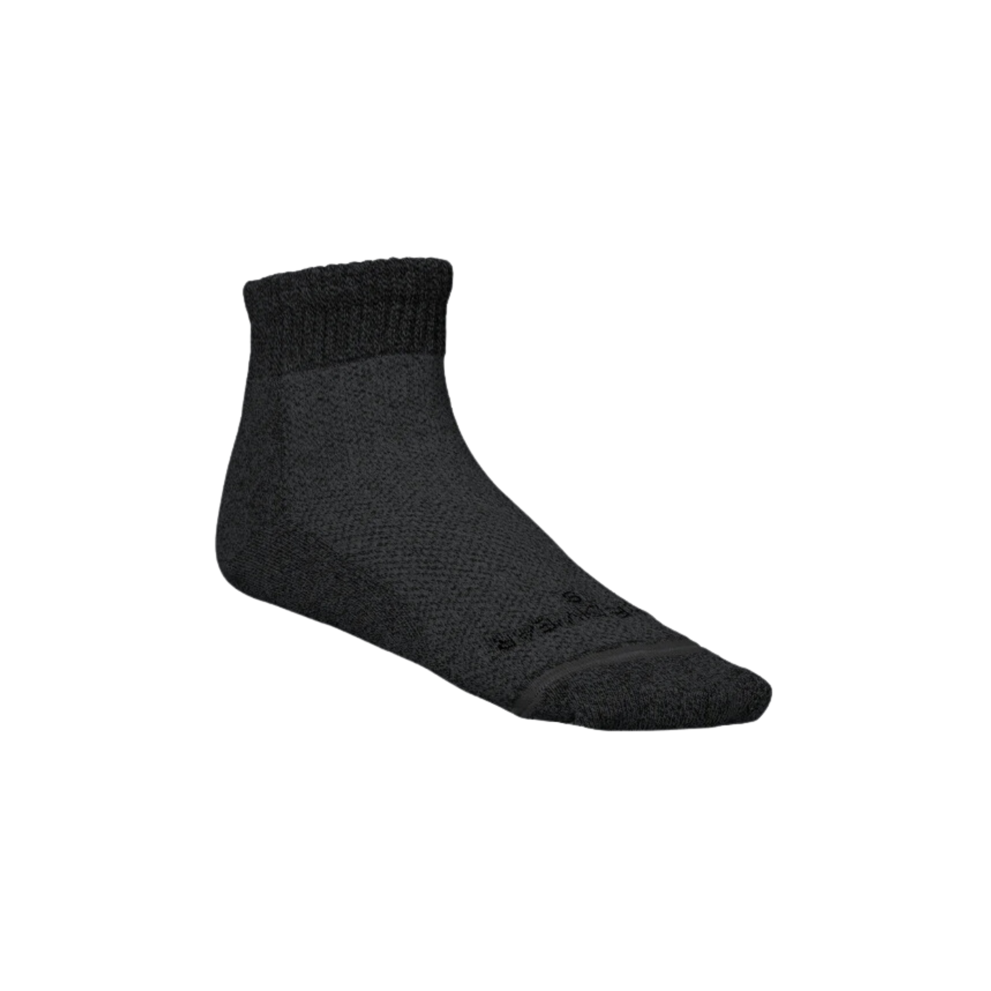 Unisex Circulation Ankle Socks - Black (Small)