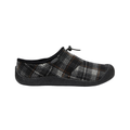 Women's Howser III Slide - Black Plaid/Steel Grey (Regular Width)