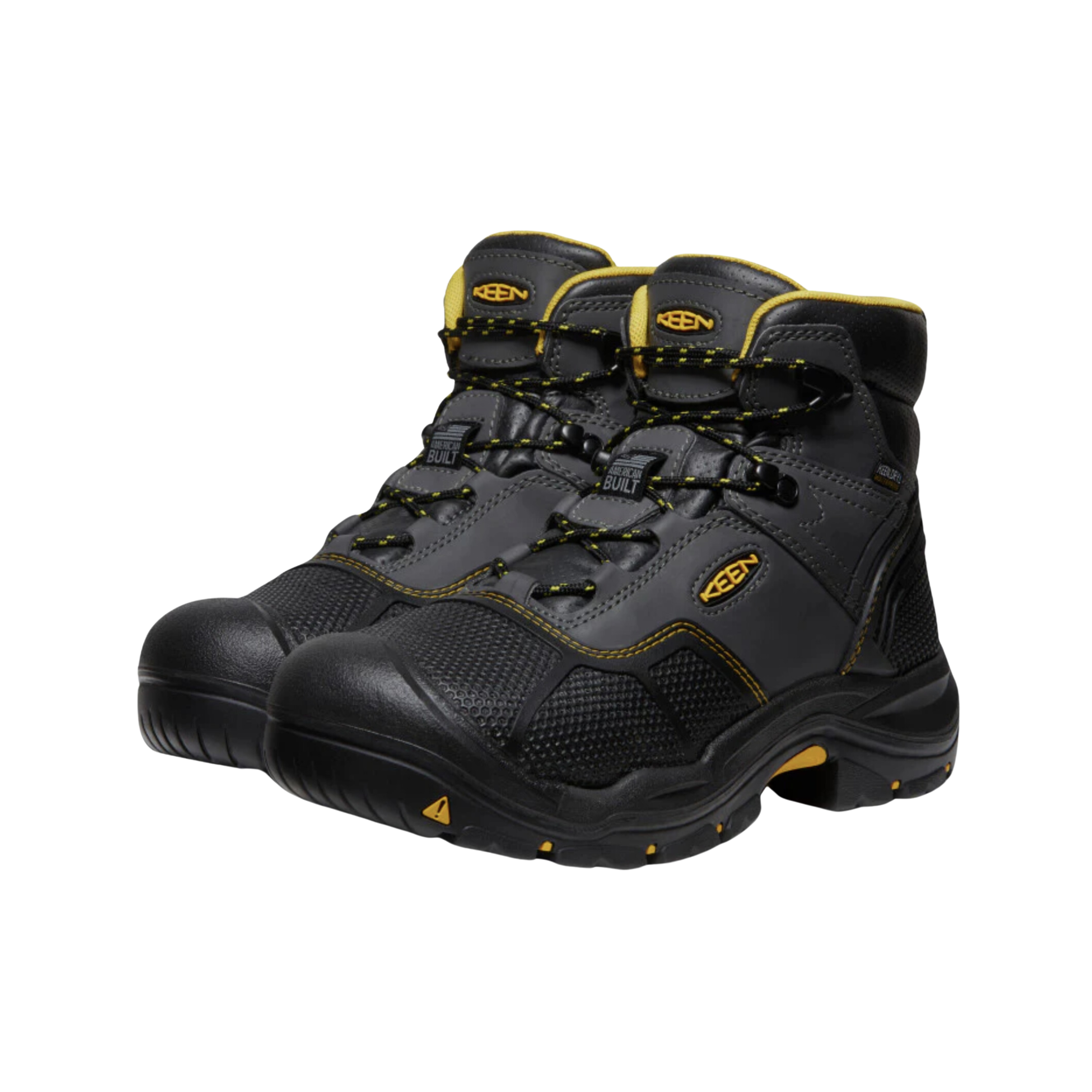 Men's Logandale Mid Waterproof (Steel Toe) Boot - Raven/Black (Regular Width)