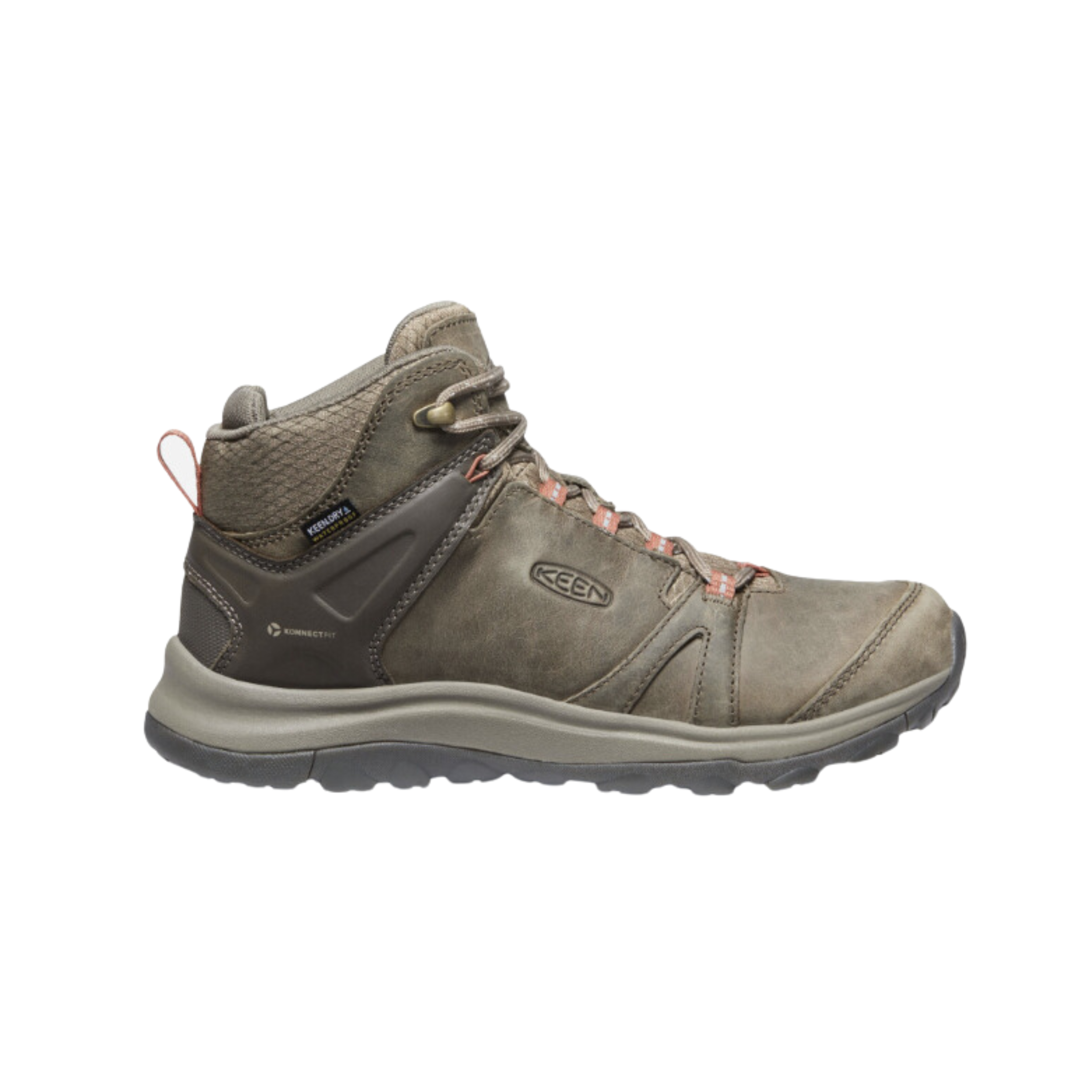 Women's Terradora II Leather Waterproof Boot - Brindle/Redwood (Regular Width)