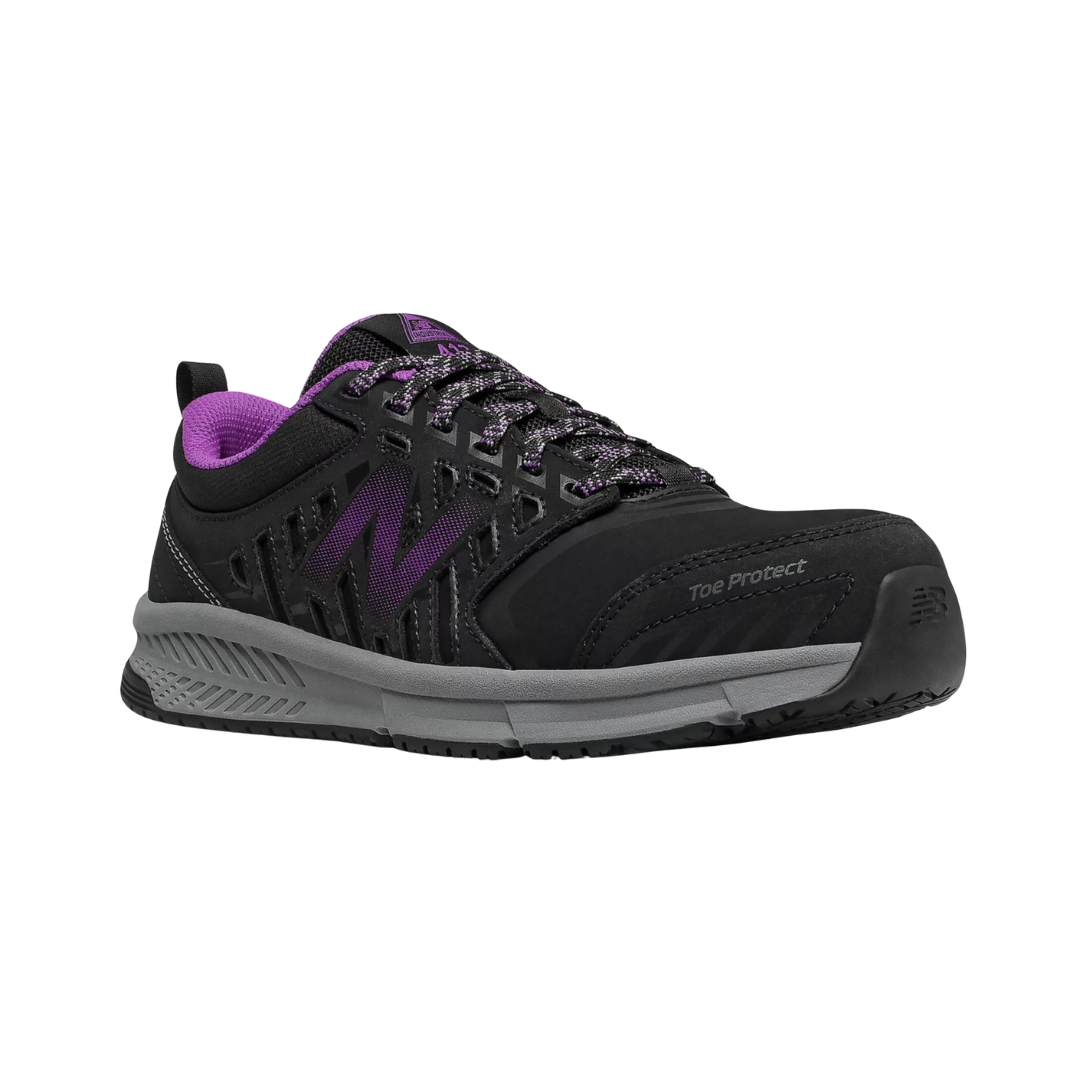 Women's 412v1 Alloy Toe - Black with Purple and Gunmetal (D Width)