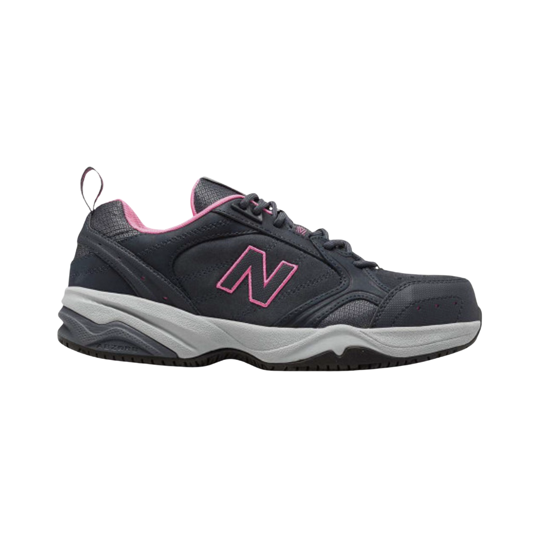 Women's 627 Steel Toe - Grey with Pink (D Width)