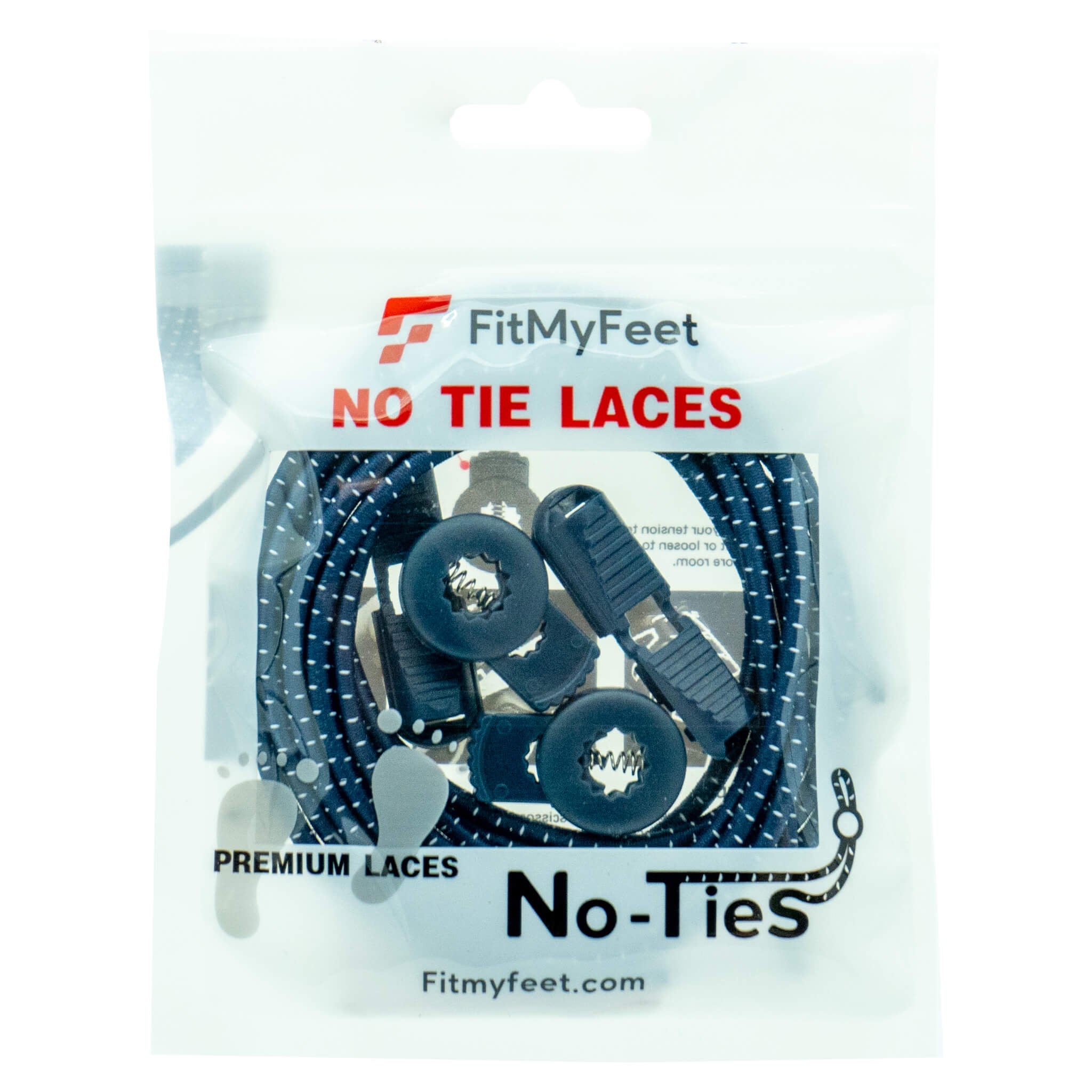No-Ties - Navy/White