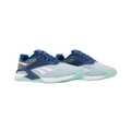 Side view of the Women’s Reebok Nano X2 in Gable Grey/Batik Blue/Hint Mint, showcasing the breathable Flexweave® knit upper, Floatride Energy Foam cushioning, and stable heel clip design.