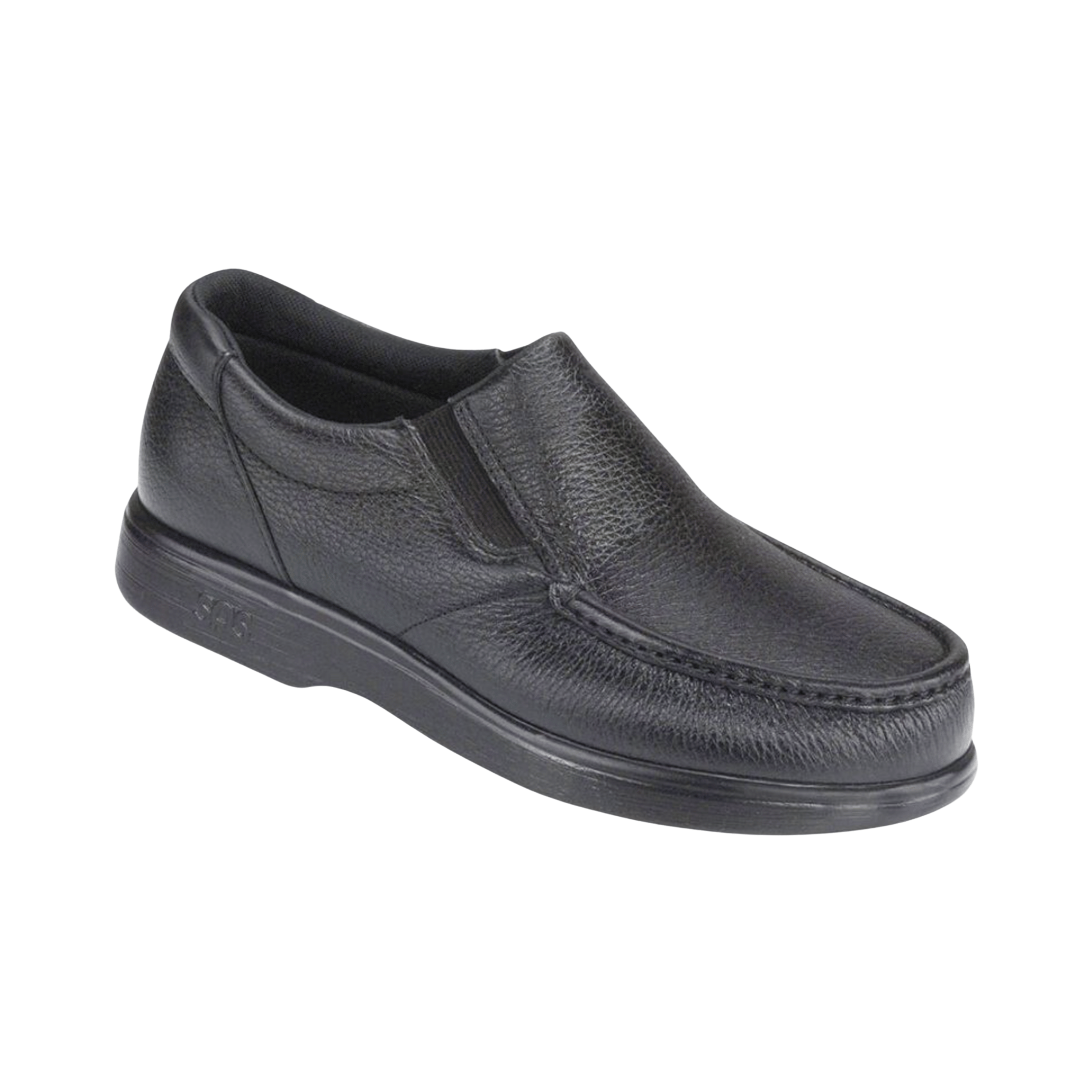 Men's Side Gore Slip-On Loafer - Black (Regular Width)