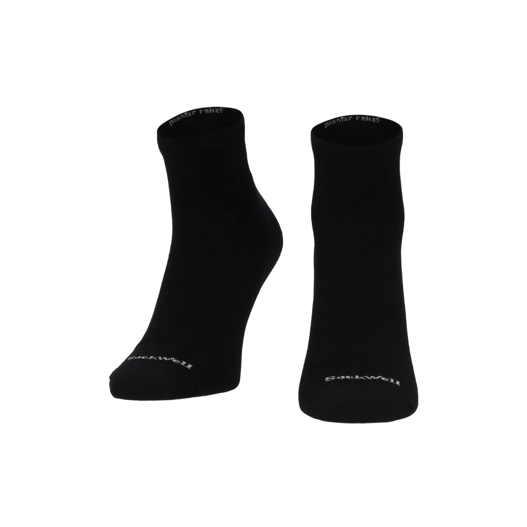 Men's Plantar Ease Quarter II - Black (L/XL)