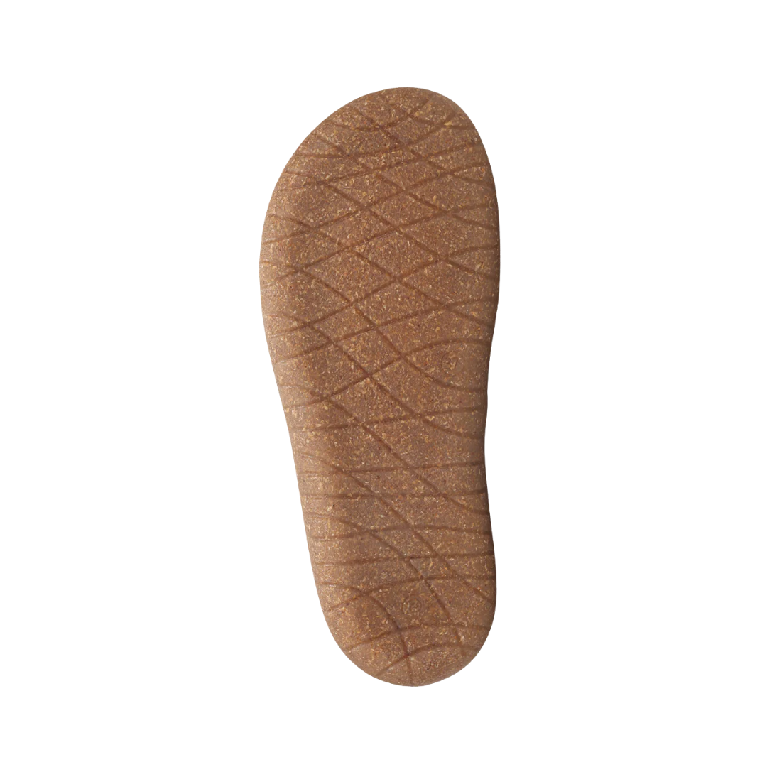 Bottom view of the Men’s Taos Convertawool in Charcoal, showing the durable rubber outsole built for lightweight traction on indoor and outdoor surfaces.